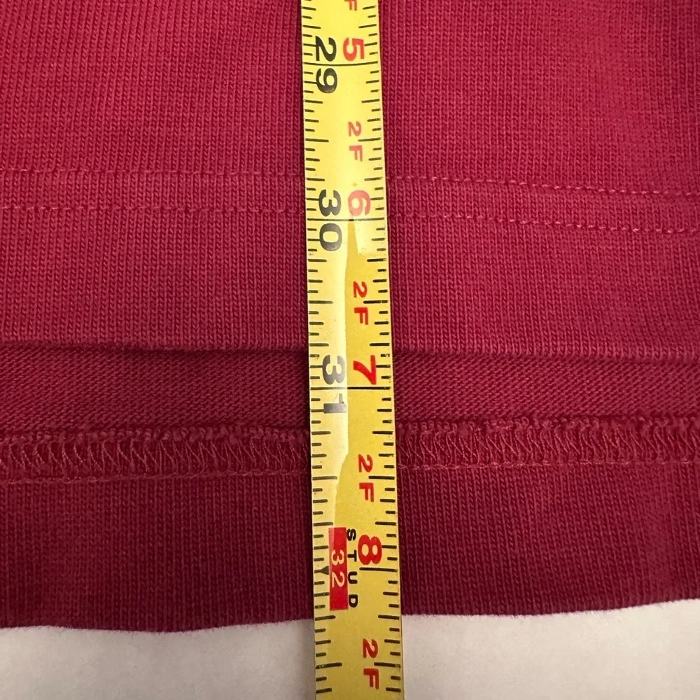 2022 J.Crew Men's Oarsmen Retro Maroon 1/4 Zip Rugby Sweatshirt‎ Size Large Tall